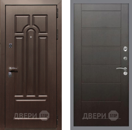 Входная металлическая Дверь Рекс (REX) Эврика Сити Венге в Мытищах