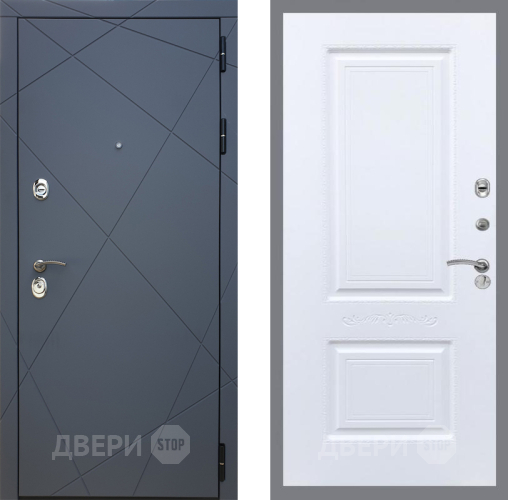 Дверь Рекс (REX) 13 Силк Титан Смальта Силк Сноу в Мытищах