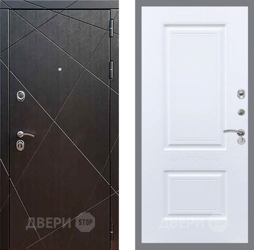 Дверь Рекс (REX) 13 Венге Смальта Силк Сноу в Мытищах