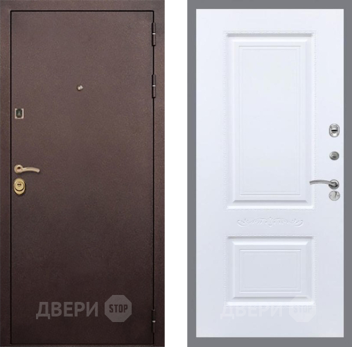 Входная металлическая Дверь Рекс (REX) Лайт 3К Смальта Силк Сноу в Мытищах