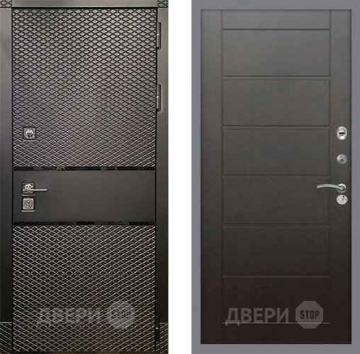 Входная металлическая Дверь Рекс (REX) 15 Черный Кварц Сити Венге в Мытищах
