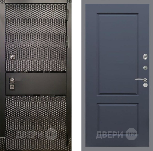 Дверь Рекс (REX) 15 Черный Кварц FL-117 Силк титан в Мытищах