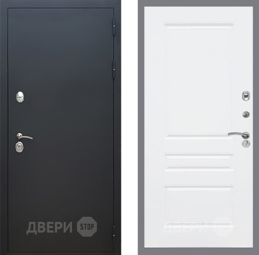 Дверь Рекс (REX) 5 Черный Муар FL-243 Силк Сноу в Мытищах