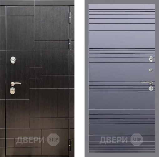 Входная металлическая Дверь Рекс (REX) 20 Line Силк титан в Мытищах