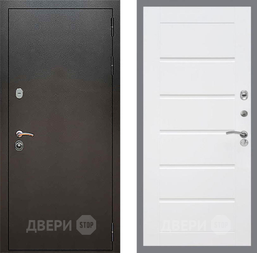 Дверь Рекс (REX) 5 Серебро Антик Сити Белый ясень в Мытищах