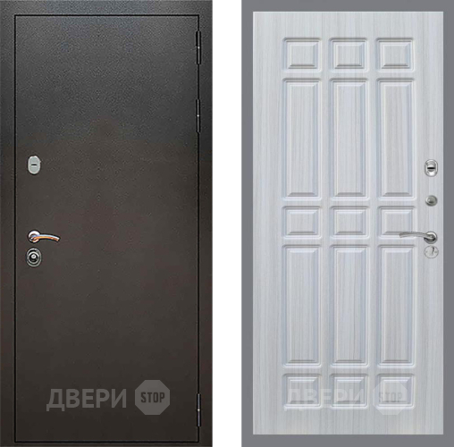 Дверь Рекс (REX) 5 Серебро Антик FL-33 Сандал белый в Мытищах