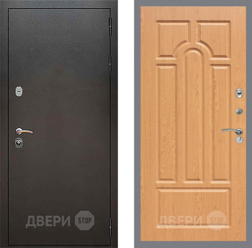 Входная металлическая Дверь Рекс (REX) 5 Серебро Антик FL-58 Дуб в Мытищах