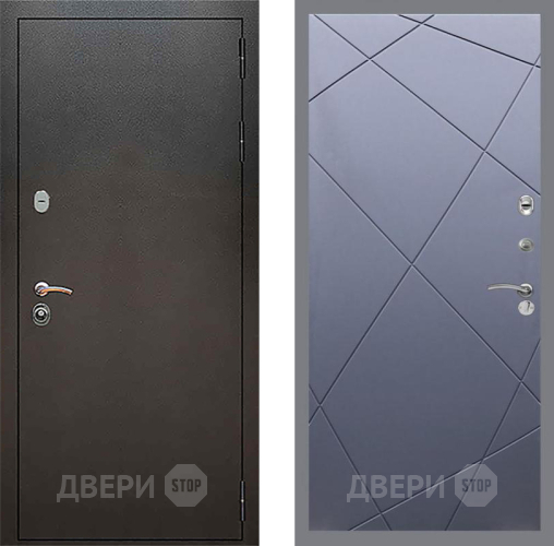 Дверь Рекс (REX) 5 Серебро Антик FL-291 Силк титан в Мытищах