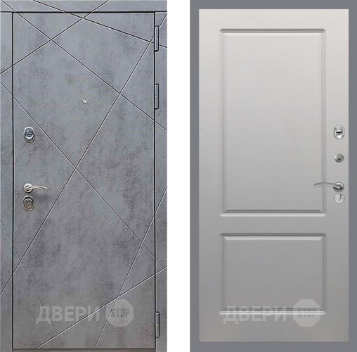 Входная металлическая Дверь Рекс (REX) 13 Бетон Темный FL-117 Грей софт в Мытищах