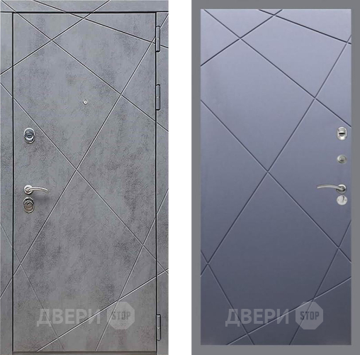 Дверь Рекс (REX) 13 Бетон Темный FL-291 Силк титан в Мытищах