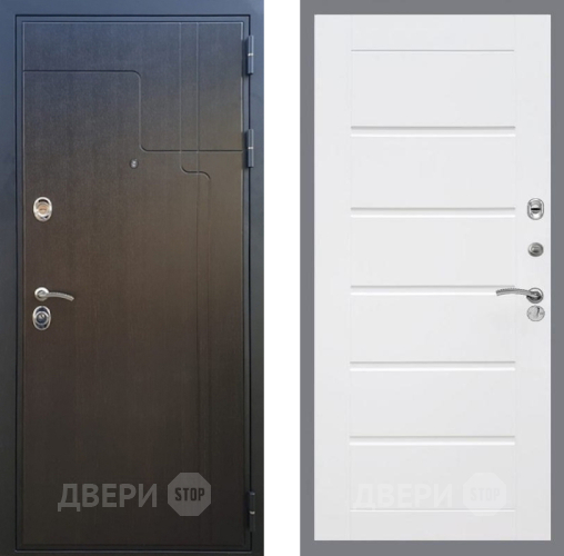 Входная металлическая Дверь Рекс (REX) Премиум-246 Сити Белый ясень в Мытищах