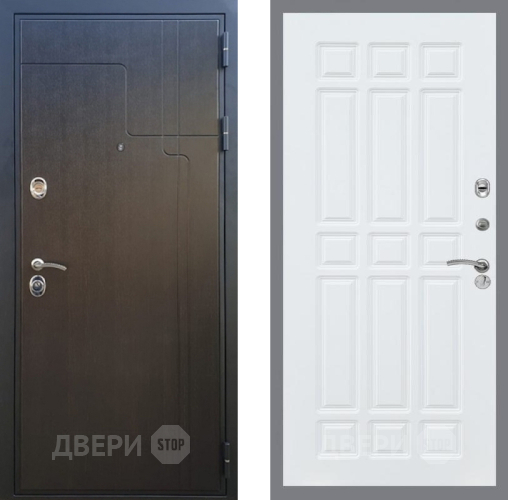 Входная металлическая Дверь Рекс (REX) Премиум-246 FL-33 Силк Сноу в Мытищах