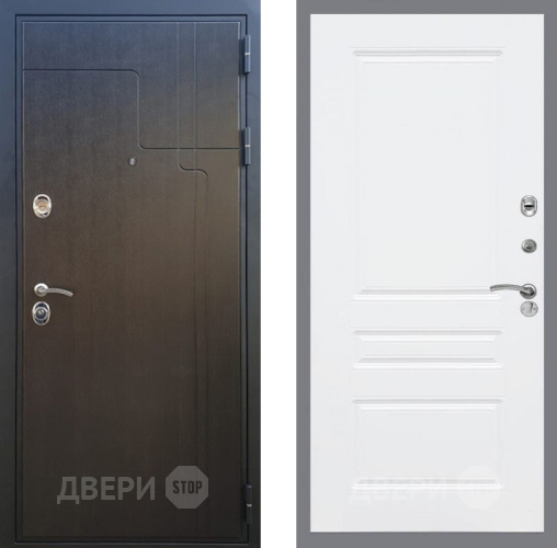 Входная металлическая Дверь Рекс (REX) Премиум-246 FL-243 Силк Сноу в Мытищах