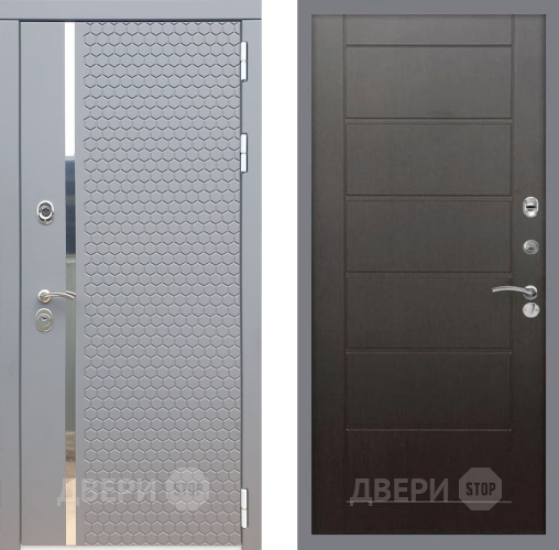Входная металлическая Дверь Рекс (REX) 24 Сити Венге в Мытищах