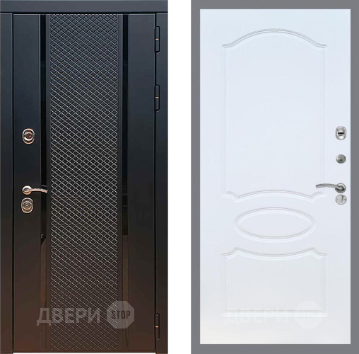 Дверь Рекс (REX) 25 FL-128 Белый ясень в Мытищах
