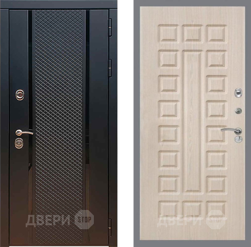 Входная металлическая Дверь Рекс (REX) 25 FL-183 Беленый дуб в Мытищах