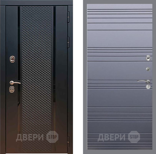 Дверь Рекс (REX) 25 Line Силк титан в Мытищах