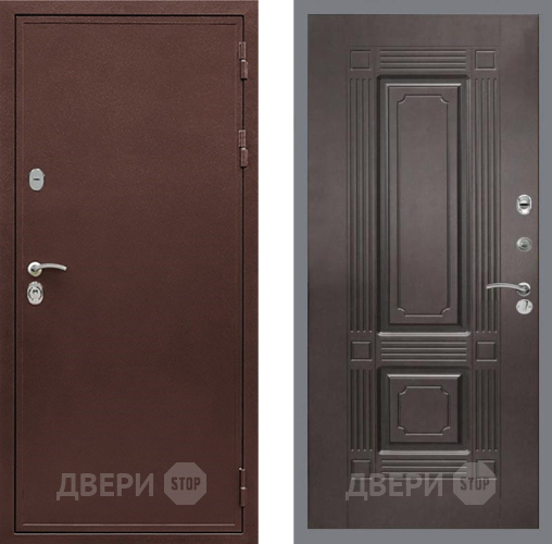 Дверь Рекс (REX) 5 металл 3 мм FL-2 Венге в Мытищах