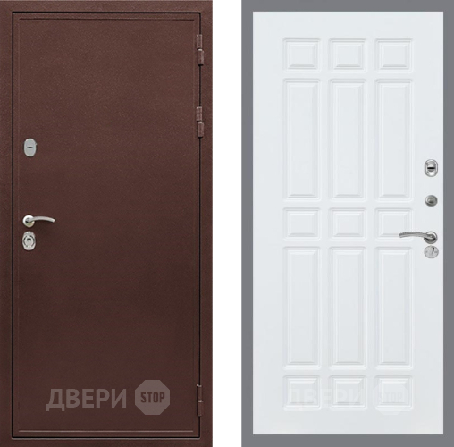 Дверь Рекс (REX) 5 металл 3 мм FL-33 Силк Сноу в Мытищах