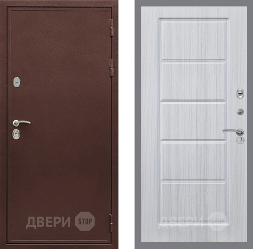 Входная металлическая Дверь Рекс (REX) 5 металл 3 мм FL-39 Сандал белый в Мытищах