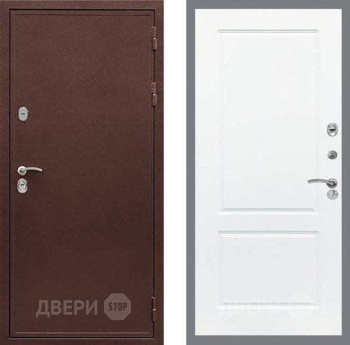 Входная металлическая Дверь Рекс (REX) 5 металл 3 мм FL-117 Силк Сноу в Мытищах