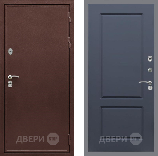 Входная металлическая Дверь Рекс (REX) 5 металл 3 мм FL-117 Силк титан в Мытищах
