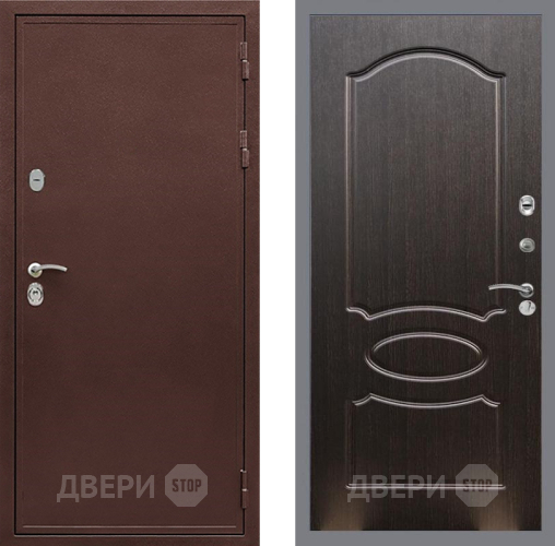 Входная металлическая Дверь Рекс (REX) 5 металл 3 мм FL-128 Венге светлый в Мытищах