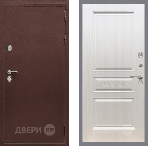 Входная металлическая Дверь Рекс (REX) 5 металл 3 мм FL-243 Лиственница беж в Мытищах