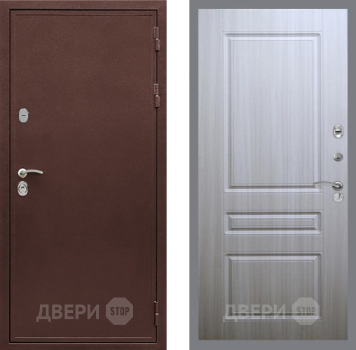 Входная металлическая Дверь Рекс (REX) 5 металл 3 мм FL-243 Сандал белый в Мытищах
