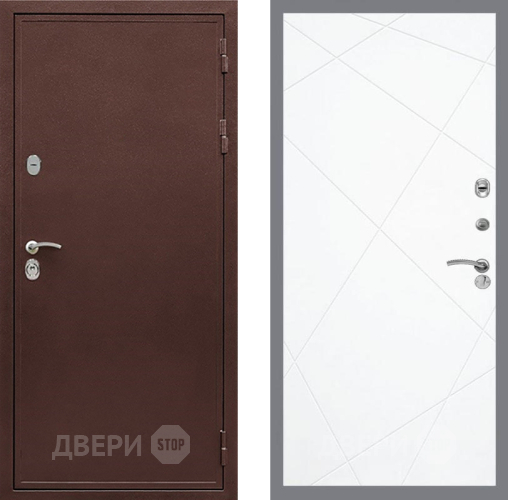 Дверь Рекс (REX) 5 металл 3 мм FL-291 Силк Сноу в Мытищах